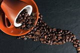 Coffee Mug and Coffee Beans