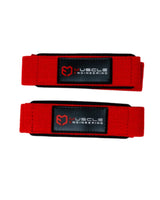 Muscle Engineering Fitness Accessory Red Gorilla Grip Lifting Straps- Straps lifting