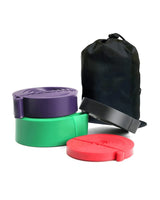 4 Pce Heavy Duty Large Loop Resistance Bands Set