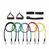 Muscle Engineering 11 Pcs Resistance Tube Bands Set 11 Pcs Resistance Tube Bands Set11 Pcs Resistance Tube Bands Set