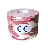 Muscle Engineering Pink Camouflage / 5cm x 5m Cotton Elastic Kinesiology Tape 100% Cotton Cotton Elastic Kinesiology Tape 100% CottonCotton Elastic Kinesiology
