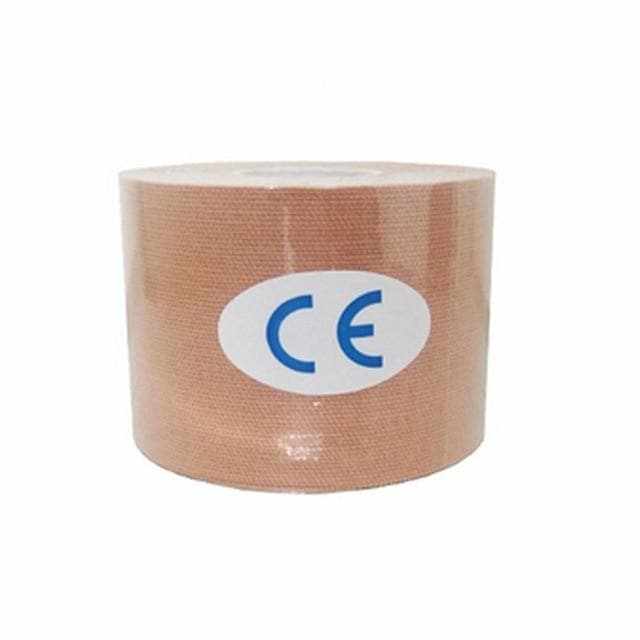 Muscle Engineering Nude / 5cm x 5m Cotton Elastic Kinesiology Tape 100% Cotton Cotton Elastic Kinesiology Tape 100% CottonCotton Elastic Kinesiology