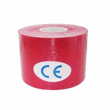 Muscle Engineering Red / 5cm x 5m Cotton Elastic Kinesiology Tape 100% Cotton Cotton Elastic Kinesiology Tape 100% CottonCotton Elastic Kinesiology