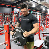 MuscleEngineering S / Black ME- Mens Essential Long Training T-Shirt ME- Mens Essential Long Training T-Shirt- Mens Essential Long Training