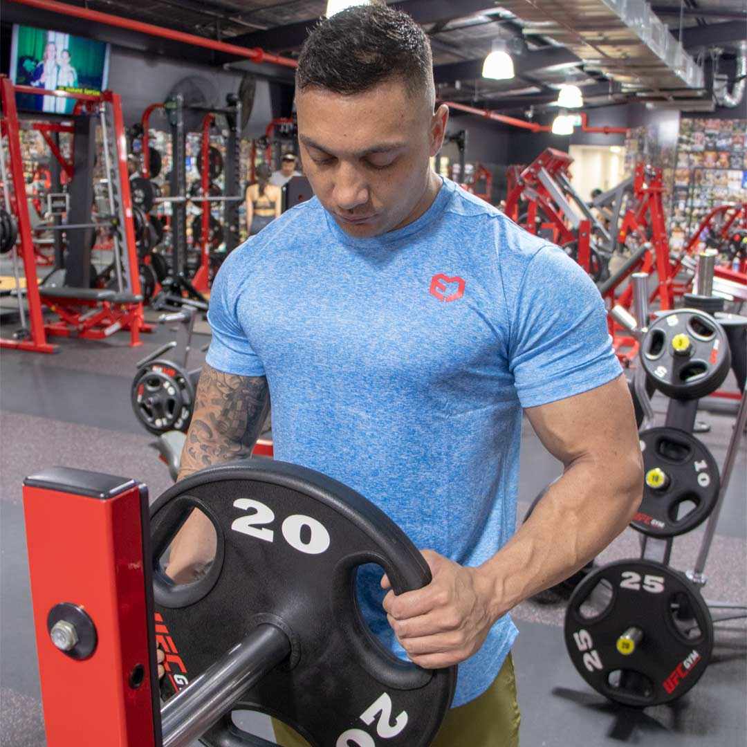 MuscleEngineering Blue Magic Moisture Wicking Training T-Shirt Blue Magic Moisture Wicking Training T-ShirtBlue Magic Moisture Wickin