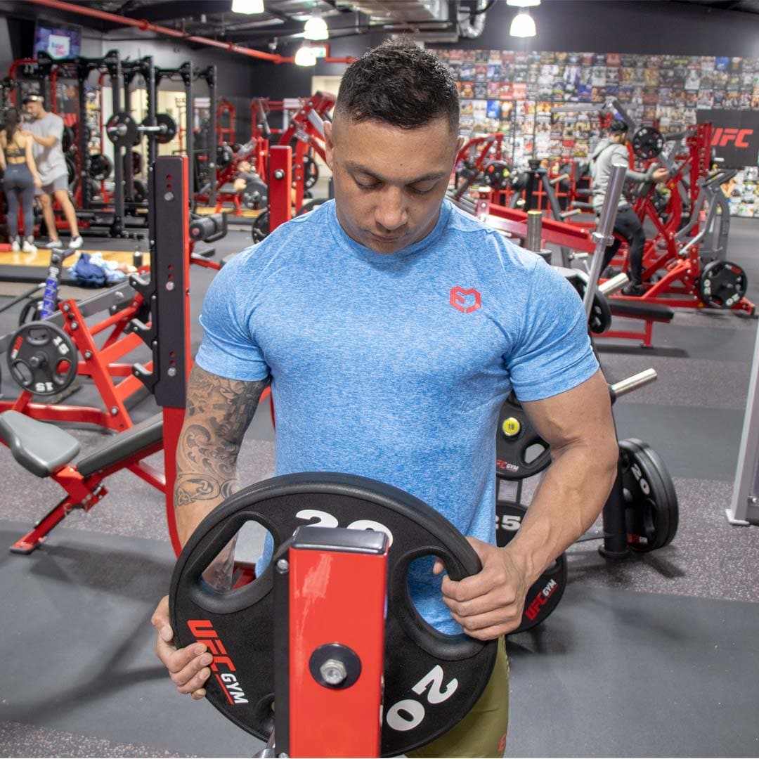 MuscleEngineering Blue Magic Moisture Wicking Training T-Shirt Blue Magic Moisture Wicking Training T-ShirtBlue Magic Moisture Wickin