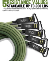 Muscle Engineering Resistance bands 12 Pcs Resistance Tube Bands Set