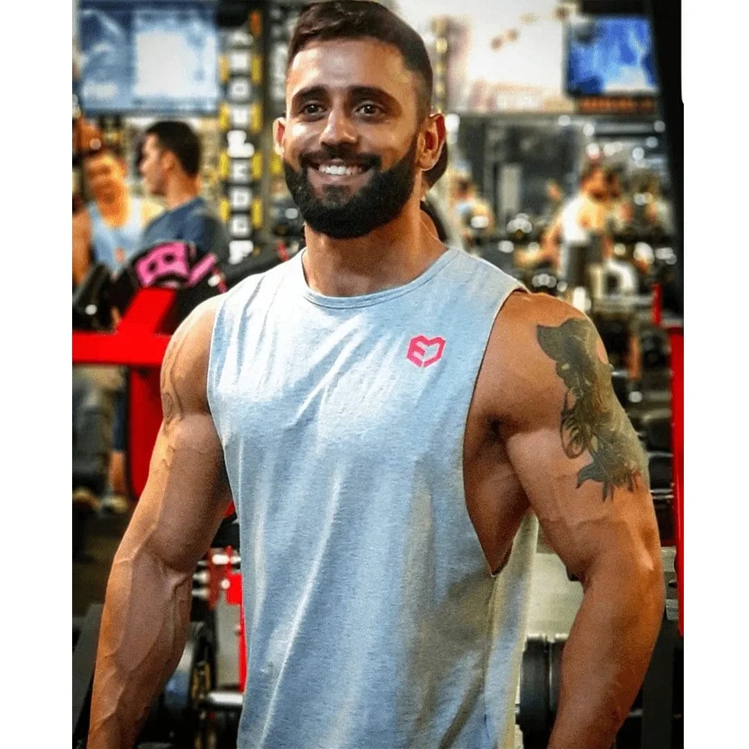 MuscleEngineering Tanks S Muscle Grey Training Tank Muscle Grey Training TankMuscle Grey Training Tank