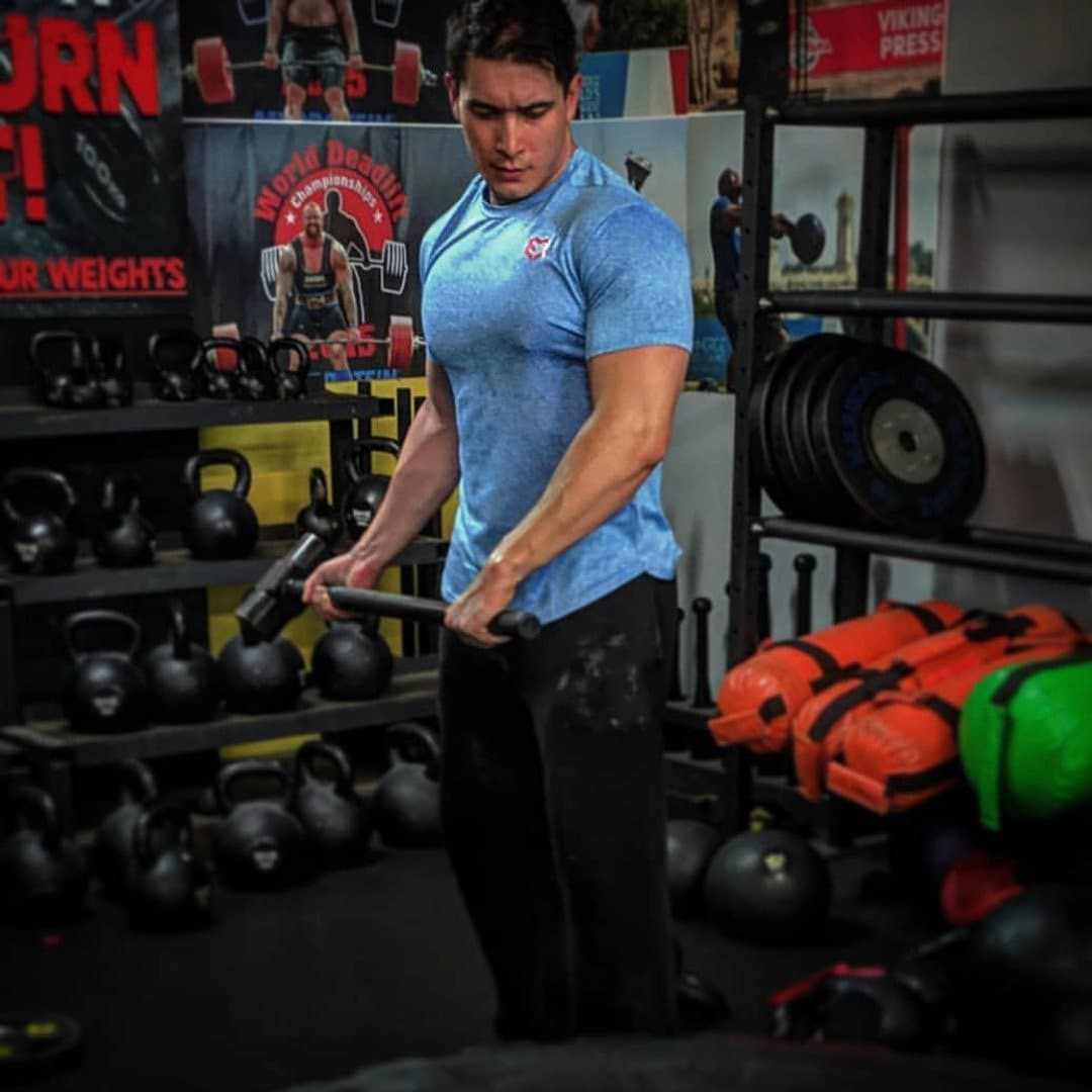 MuscleEngineering Blue Magic Moisture Wicking Training T-Shirt Blue Magic Moisture Wicking Training T-ShirtBlue Magic Moisture Wickin