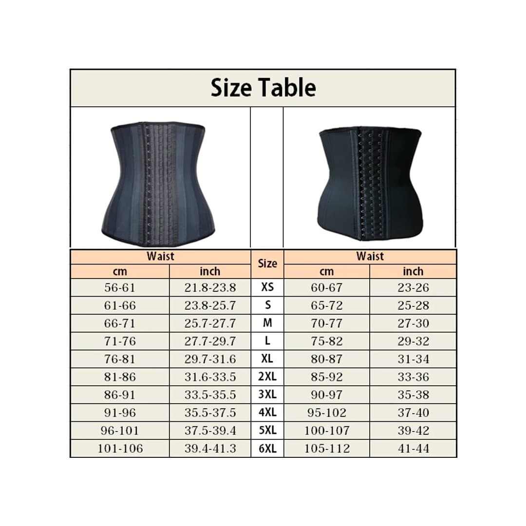 MUKATU Latex Support Waist Trainer 9 or 25 boning Latex Support Waist Trainer 9 or 25 boningLatex Support Waist Trainer